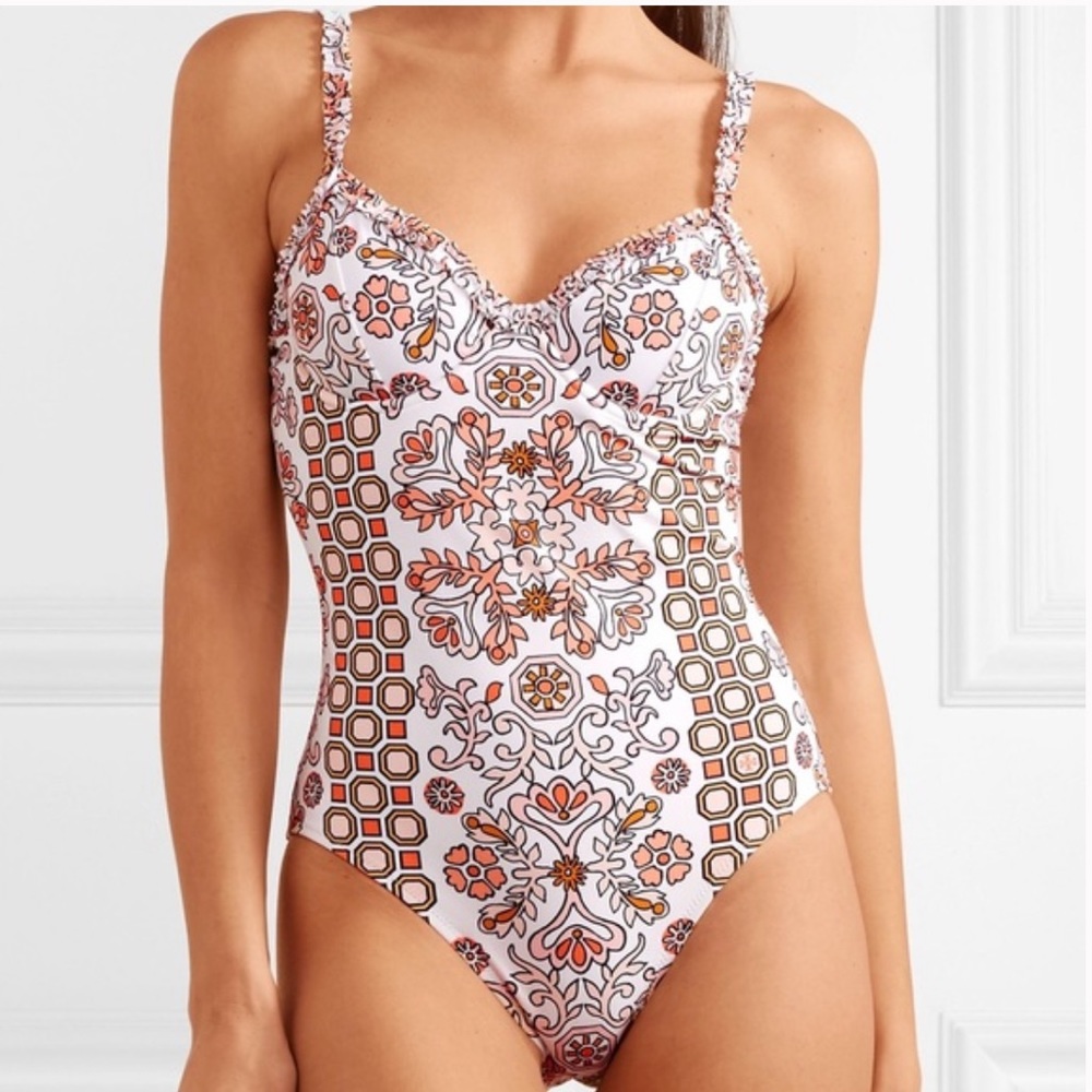 Tory Burch Hicks Garden One-Piece Swimsuit